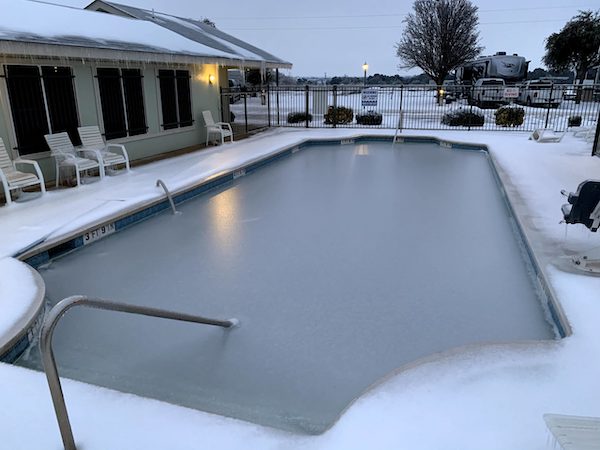 Pool Cleaning Service in Action
